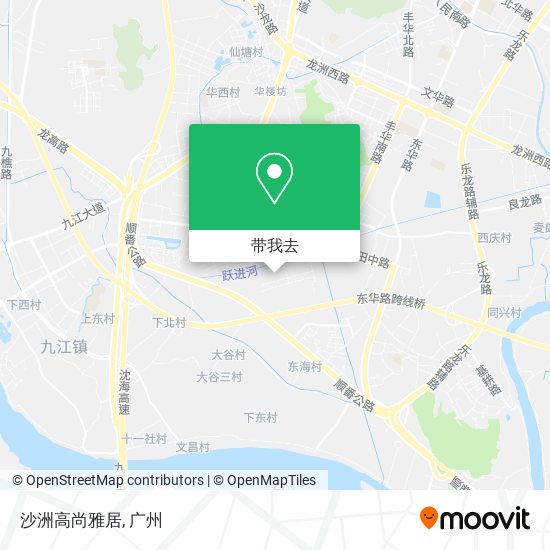 沙洲高尚雅居地图