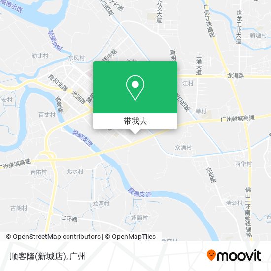 顺客隆(新城店)地图