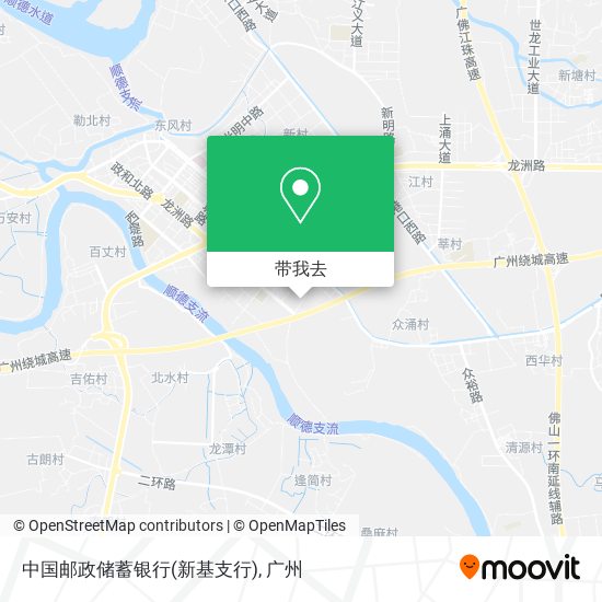 中国邮政储蓄银行(新基支行)地图