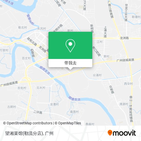 望湘菜馆(勒流分店)地图