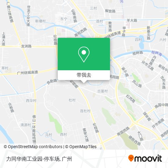 力同华南工业园-停车场地图
