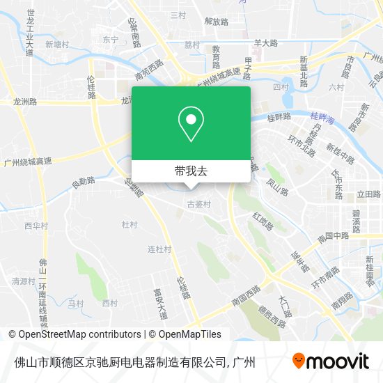 佛山市顺德区京驰厨电电器制造有限公司地图