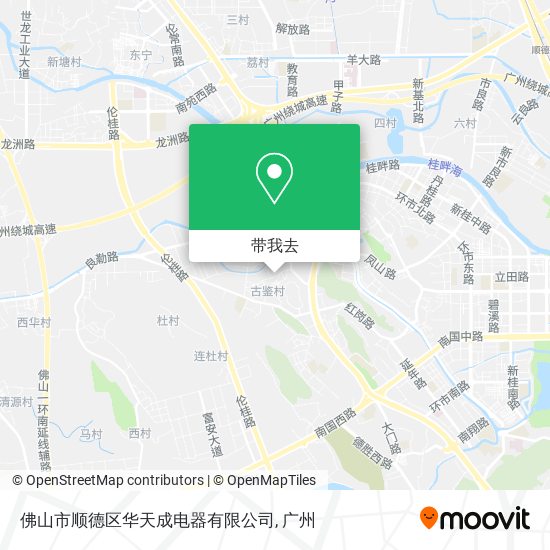 佛山市顺德区华天成电器有限公司地图