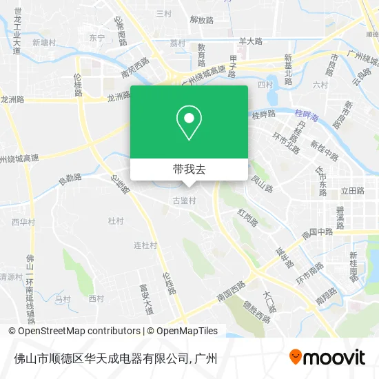 佛山市顺德区华天成电器有限公司地图