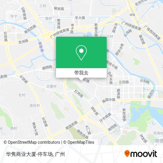 华隽商业大厦-停车场地图