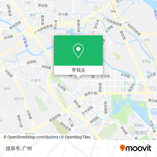 揽翠亭地图