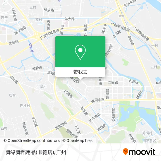 舞缘舞蹈用品(顺德店)地图