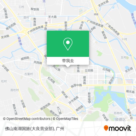 佛山南湖国旅(大良营业部)地图