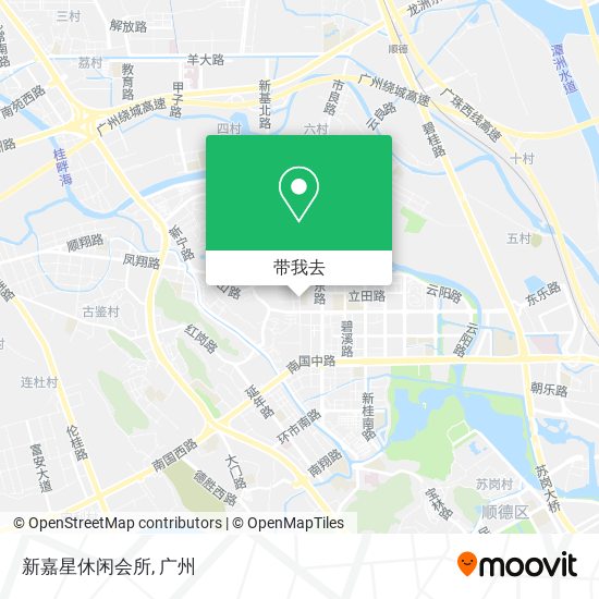 新嘉星休闲会所地图