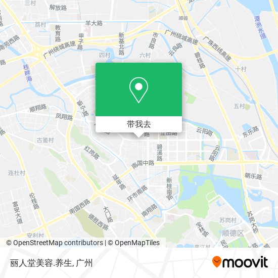 丽人堂美容.养生地图