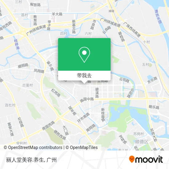 丽人堂美容.养生地图