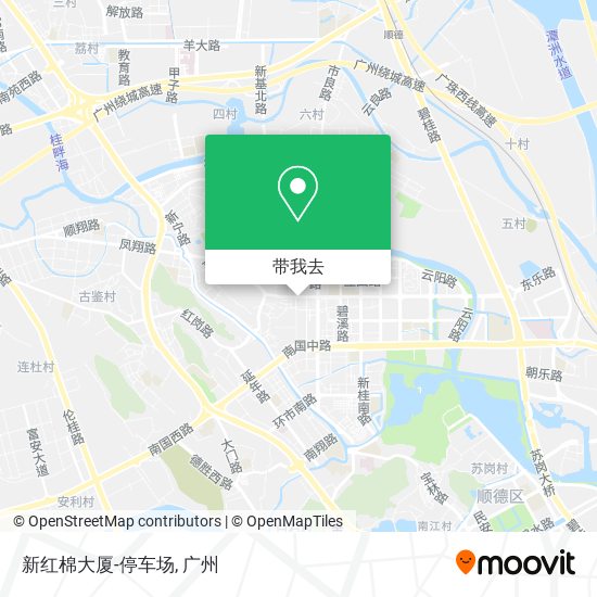 新红棉大厦-停车场地图