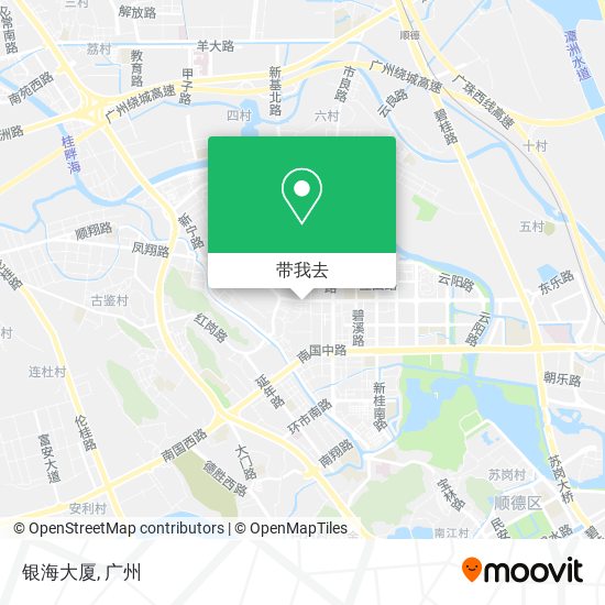 银海大厦地图