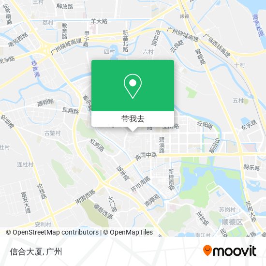信合大厦地图