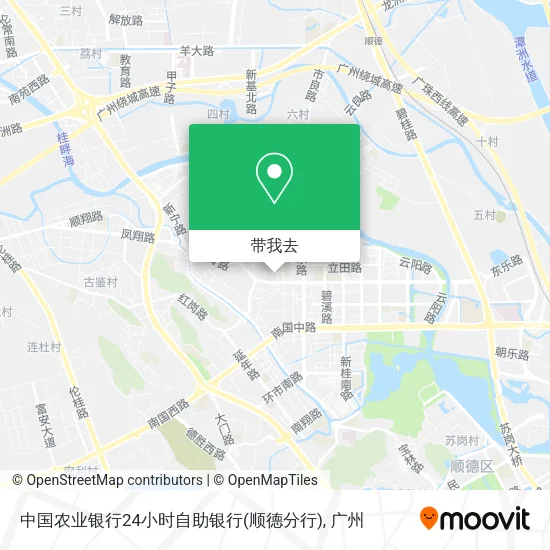 中国农业银行24小时自助银行(顺德分行)地图
