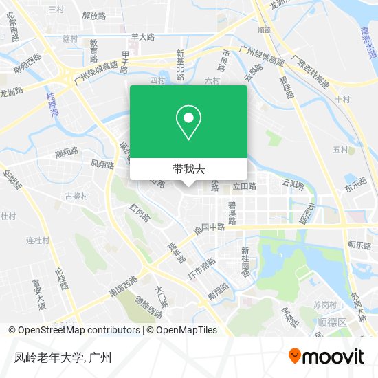 凤岭老年大学地图