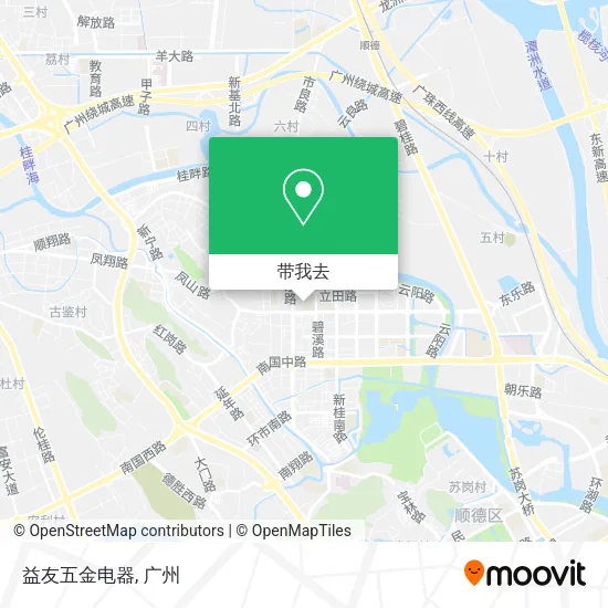 益友五金电器地图