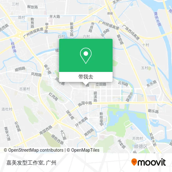 嘉美发型工作室地图