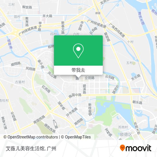 艾薇儿美容生活馆地图