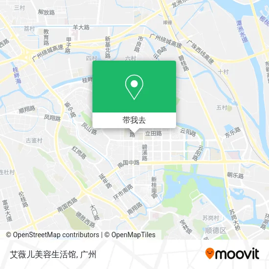 艾薇儿美容生活馆地图