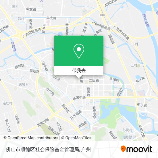 佛山市顺德区社会保险基金管理局地图