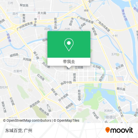 东城百货地图