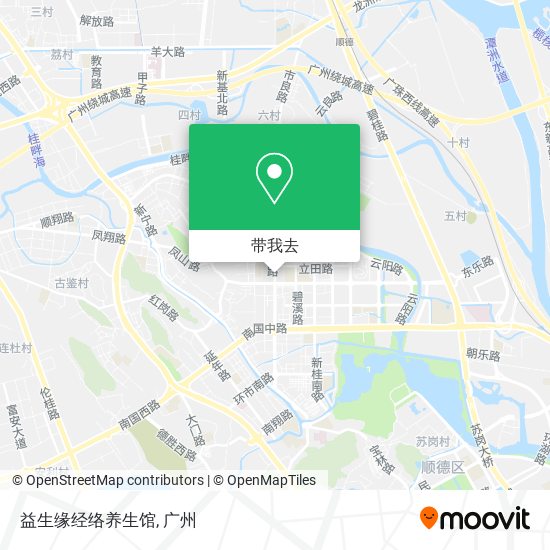 益生缘经络养生馆地图