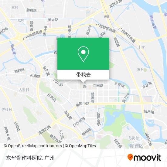 东华骨伤科医院地图