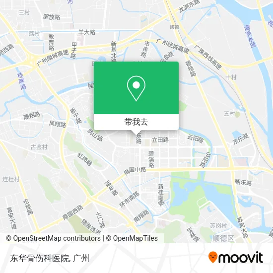 东华骨伤科医院地图