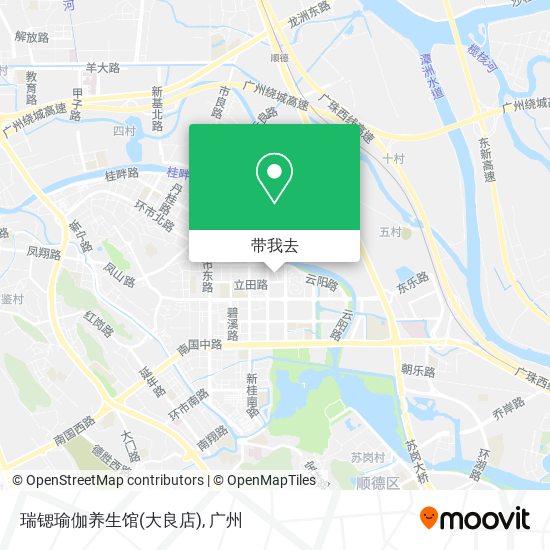 瑞锶瑜伽养生馆(大良店)地图