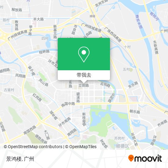 景鸿楼地图