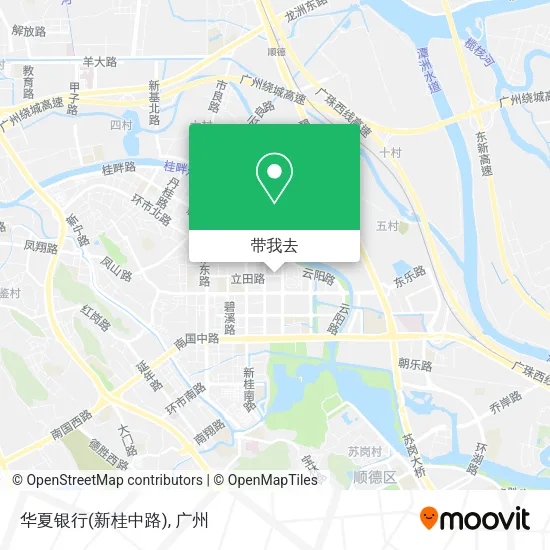 华夏银行(新桂中路)地图