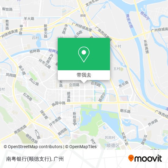 南粤银行(顺德支行)地图