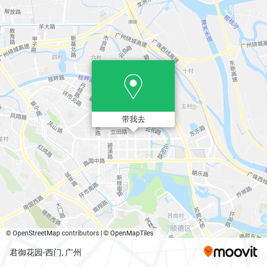 君御花园-西门地图