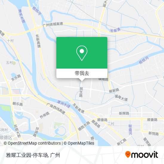 雅耀工业园-停车场地图