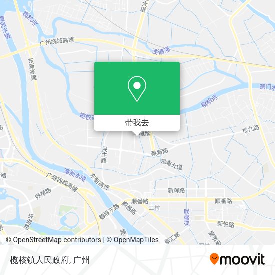 榄核镇人民政府地图
