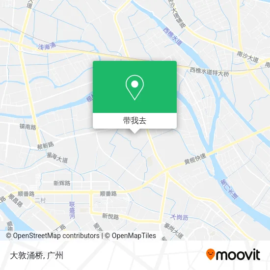 大敦涌桥地图