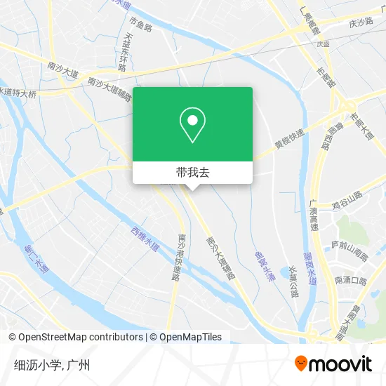 细沥小学地图