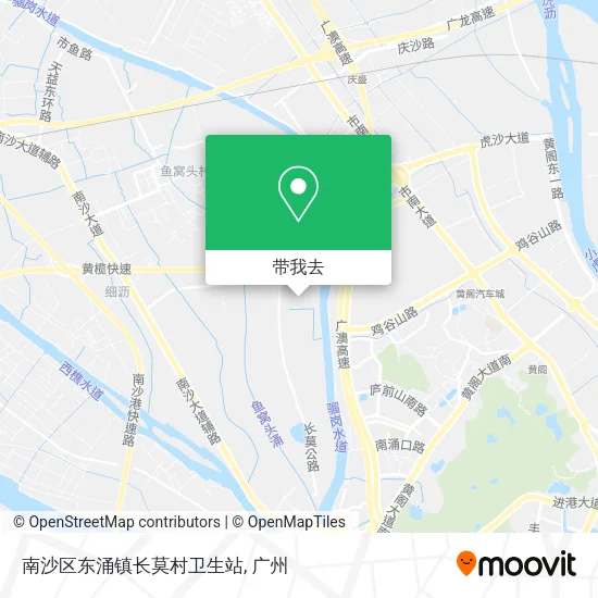 南沙区东涌镇长莫村卫生站地图
