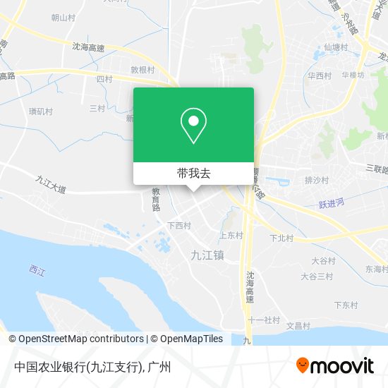 中国农业银行(九江支行)地图