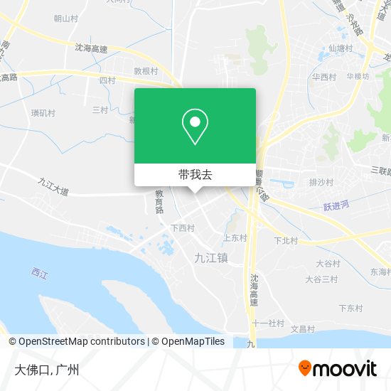大佛口地图