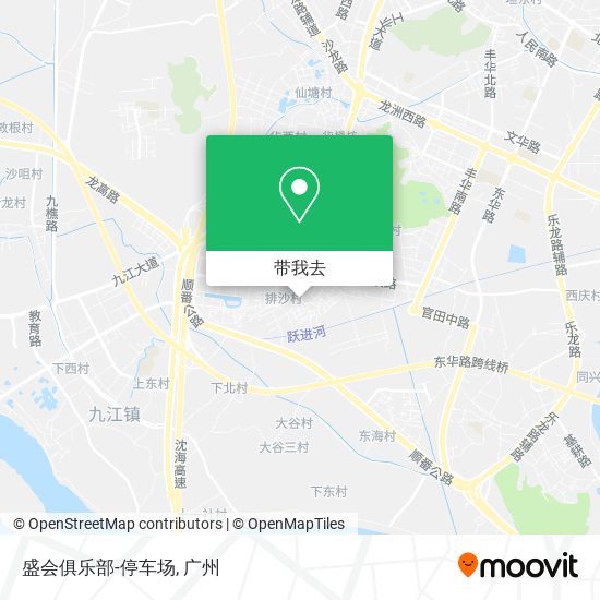 盛会俱乐部-停车场地图