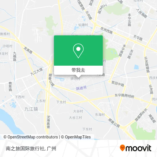 南之旅国际旅行社地图