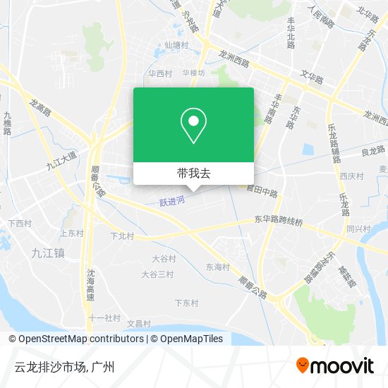 云龙排沙市场地图