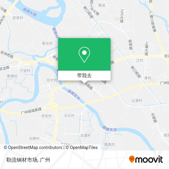 勒流钢材市场地图