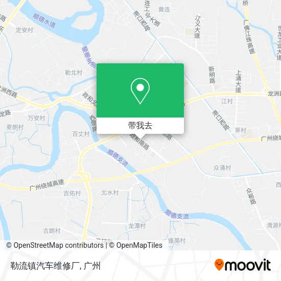 勒流镇汽车维修厂地图