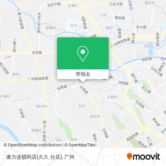 康力连锁药店(久久 分店)地图