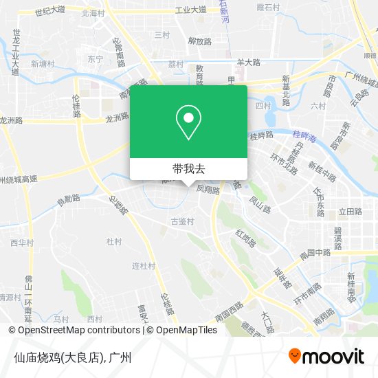 仙庙烧鸡(大良店)地图