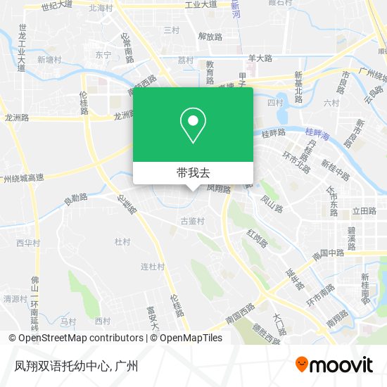 凤翔双语托幼中心地图