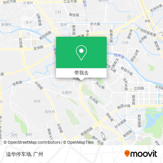 溢华停车场地图